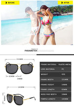 Load image into Gallery viewer, Vintage Gradient Big Frame Sunglasses Men Square Metal Oversize Sun Glasses Women Retro Glasses Gafas Oculos De Sol 2023