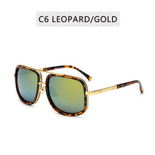 Load image into Gallery viewer, Vintage Gradient Big Frame Sunglasses Men Square Metal Oversize Sun Glasses Women Retro Glasses Gafas Oculos De Sol 2023