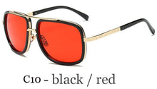 Load image into Gallery viewer, Vintage Gradient Big Frame Sunglasses Men Square Metal Oversize Sun Glasses Women Retro Glasses Gafas Oculos De Sol 2023