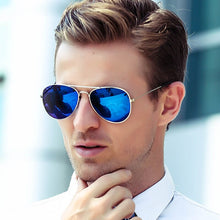 Load image into Gallery viewer, Vintage Metal Oval Sunglasses Men Women Steampunk Retro Sun Glasses Shades Male Female Eyewear UV400 Protector