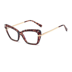 New Vintage Metal Square Anti-blue Glasses Frame Women Fashion Computer Transparent Eyeglasses Female Spectacles Oculos Feminino