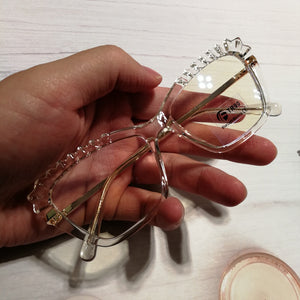 New Vintage Metal Square Anti-blue Glasses Frame Women Fashion Computer Transparent Eyeglasses Female Spectacles Oculos Feminino