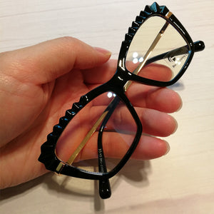 New Vintage Metal Square Anti-blue Glasses Frame Women Fashion Computer Transparent Eyeglasses Female Spectacles Oculos Feminino