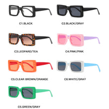Load image into Gallery viewer, Vintage Modern Rectangle Sunglasses For Women Men Retro Small Square Frame Sun Glasses Ins Trending Shades UV400