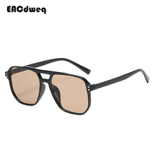 Load image into Gallery viewer, Vintage Pilot Sunglasses Women Brand Designer Eyewear Retro Sun Glasses Female Blue Double Bridges Oculos De Sol