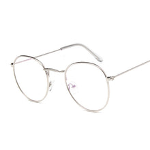 Load image into Gallery viewer, Vintage Round Glasses Frame Women Metal Small Circle Shape Eyewear Clear Optical Eyeglasses Transparent Lens Spectacle Gafas