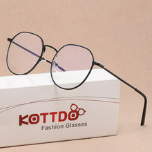 Load image into Gallery viewer, Vintage Round Transparent Glasses for Men Women Anti-Blue Light Computer Eyeglasses Myopia Optical Eyewear Frame Unisex