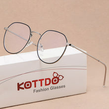 Load image into Gallery viewer, Vintage Round Transparent Glasses for Men Women Anti-Blue Light Computer Eyeglasses Myopia Optical Eyewear Frame Unisex
