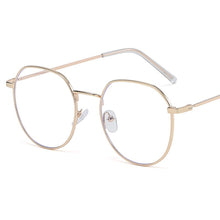 Load image into Gallery viewer, Vintage Round Transparent Glasses for Men Women Anti-Blue Light Computer Eyeglasses Myopia Optical Eyewear Frame Unisex