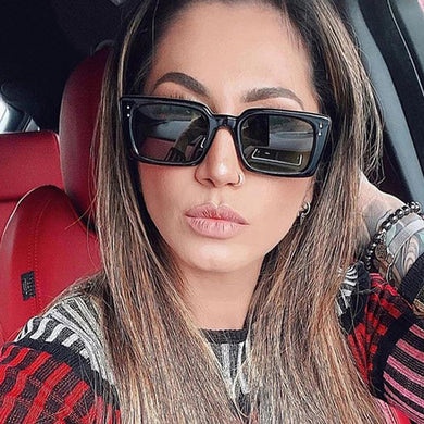 Vintage Square Sunglasses Women Brand Designer Ins Style Sun Glasses Female Gradient Mirror Retro Oculos De Sol