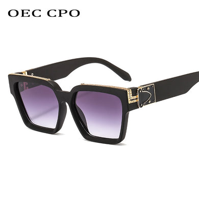 Vintage Square Sunglasses Women's Men Retro Brand Designer Colorful Sun Glasses Female Eyewear UV400 Oculos De Sol