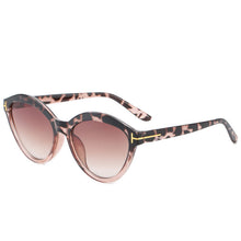 Load image into Gallery viewer, Vintage Tom Cat Eye Sunglasses Women Brand Designer Leopard Sun Glasses oculos de sol UV400