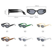 Load image into Gallery viewer, Vintage Women Sunglasses Small Glasses Women/Men Leopard Eyeglasses Women Brand Designer Gafas De Sol Mujer