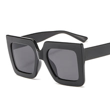 Load image into Gallery viewer, White Big Frame Women&#39;s Sunglasses Trend Square Gradients Sun Glasses Female  Brand Traveling Style Eyewear