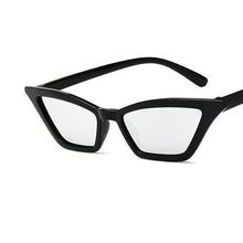 Carica l&#39;immagine nel visualizzatore di Gallery, New Woman Men Occhiali da sole Cat Eye con montatura grande Occhiali quadrati personalizzati Occhi di gatto colorati Occhiali alla moda Occhiali retrò versatili UV400 