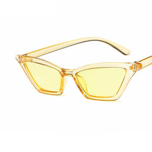 New Woman Men Occhiali da sole Cat Eye con montatura grande Occhiali quadrati personalizzati Occhi di gatto colorati Occhiali alla moda Occhiali retrò versatili UV400 