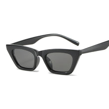 Load image into Gallery viewer, Women Cateye Vintage Black Sunglasses Brand Designer Retro Points Sun Glasses Superstar Female Lady Eyeglass Cat Eye