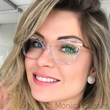 Load image into Gallery viewer, Women Cat Eye Anti Blue Light Glasses Cat Eye Black Frame Blue Light Blocking Computer Clear Lens Eyewear Eyeglasses