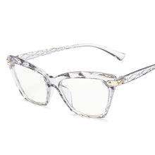 Load image into Gallery viewer, Women Cat Eye Anti Blue Light Glasses Cat Eye Black Frame Blue Light Blocking Computer Clear Lens Eyewear Eyeglasses