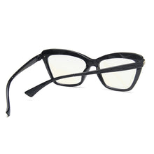 Load image into Gallery viewer, Women Cat Eye Anti Blue Light Glasses Cat Eye Black Frame Blue Light Blocking Computer Clear Lens Eyewear Eyeglasses