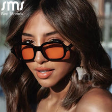 Load image into Gallery viewer, Women Eyewear Vintage Rectangle Sunglasses Classic Rectangular Shades UV400 Sun Glasses Men Eyeglasses