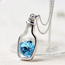 Load image into Gallery viewer, New Women Ladies Fashion Popular Crystal Necklace Love Drift Bottles gift for women Boho Layering Chokers Chockers girl