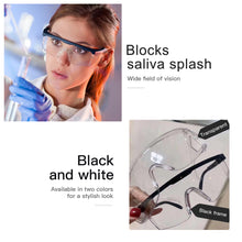Load image into Gallery viewer, Women/Men PC-Safety Glasses Eye Protection Anti-Dust&amp;Shock Blocking splash Goggles Transparent Eyepiece Work Big Gafas