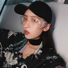Load image into Gallery viewer, Women/Men PC-Safety Glasses Eye Protection Anti-Dust&amp;Shock Blocking splash Goggles Transparent Eyepiece Work Big Gafas