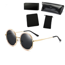 Load image into Gallery viewer, Women Polarized Sunglasses Men Round Alloy Frame Summer Style Unisex Sun Glasses UV400
