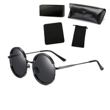 Load image into Gallery viewer, Women Polarized Sunglasses Men Round Alloy Frame Summer Style Unisex Sun Glasses UV400