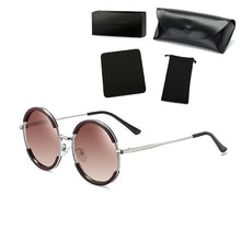 Load image into Gallery viewer, Women Polarized Sunglasses Men Round Alloy Frame Summer Style Unisex Sun Glasses UV400