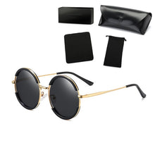 Load image into Gallery viewer, Women Polarized Sunglasses Men Round Alloy Frame Summer Style Unisex Sun Glasses UV400