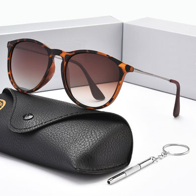 Women Polarized Korean Sunglasses Small Frame Round Driving Retro Outdoor Glasses Brand Design UV400 4171