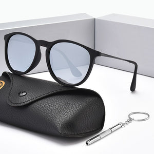 Women Polarized Korean Sunglasses Small Frame Round Driving Retro Outdoor Glasses Brand Design UV400 4171