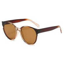 Carica l'immagine nel visualizzatore di Gallery, Women Retro Outdoor Oval Sunglasses Gradient Korean Round  Driving Sun Glasses Unisex UV400 Big Oculos feminino UV400