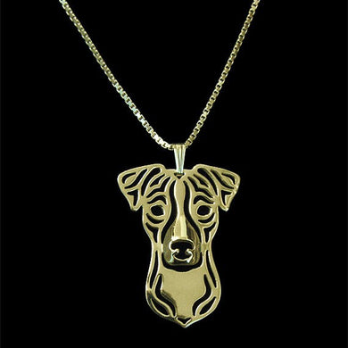 New Women's Alloy Jack Russell Terrier Jewelry Necklaces Silver Plated Dog Pendant Necklaces For Lovers Retail