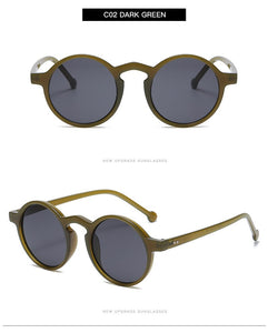 Yellow Round Sunglasses Women Vintage 2023 Classic Sun Glasses Shades