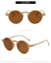 Load image into Gallery viewer, Yellow Round Sunglasses Women Vintage 2023 Classic Sun Glasses Shades