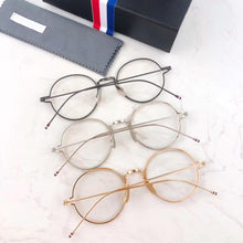 Carica l&#39;immagine nel visualizzatore di Gallery, York Brand Thom Eyeglasses Frame Men Women Round Sunglasses TB915 Myopia Optical Classical Glasses Frame For