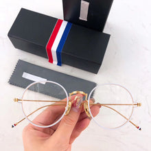 Carica l&#39;immagine nel visualizzatore di Gallery, York Brand Thom Eyeglasses Frame Men Women Round Sunglasses TB915 Myopia Optical Classical Glasses Frame For
