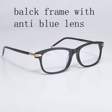 Carica l&#39;immagine nel visualizzatore di Gallery, York Brand Thom Optical Eyeglasses Frames TB812 Anti Blue Lens Myopia Prescription Eyewear Frames Women Men with  Case