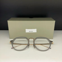 Load image into Gallery viewer, York THOM Brand Designer  Glasses Frame Retro Round Alloy Acetate Eyeglasses TB421 Blue Light Prescription Optical Eyewear