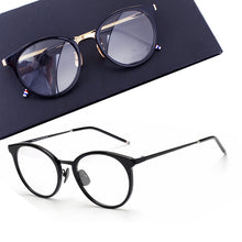 Load image into Gallery viewer, York Thom Brand Design Retro Round Eyeglasses Combination Glasses Frame Men Women Circle Prescription Optical gafas Oculos