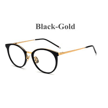 Load image into Gallery viewer, York Thom Brand Design Retro Round Eyeglasses Combination Glasses Frame Men Women Circle Prescription Optical gafas Oculos