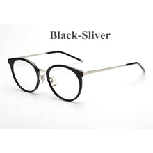 Load image into Gallery viewer, York Thom Brand Design Retro Round Eyeglasses Combination Glasses Frame Men Women Circle Prescription Optical gafas Oculos