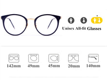 Load image into Gallery viewer, York Thom Brand Design Retro Round Eyeglasses Combination Glasses Frame Men Women Circle Prescription Optical gafas Oculos