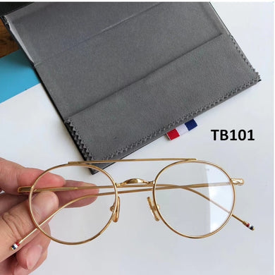 York Thom Occhiali da vista firmati di marca Occhiali rotondi retrò Montatura da sole da vista ottica per uomo Donna Gafas