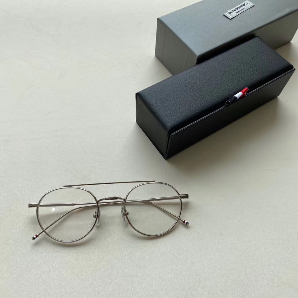 York Thom Brand Designer Eyeglasses Retro Round Glasses Frame Optical Prescription Sunglasses For Men Women Gafas