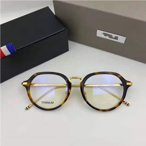 York Thom Brand Designer Eyeglasses Round Titanium Glasses Frame Optical Prescription Sunglasses For Men Women Gafas TBX421