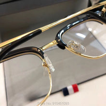 Load image into Gallery viewer, York Thom Brand Eye Glasses Frame Men Women Optical Prescription Eyewear Classic Half frame Retro Round Eyeglasses TB707